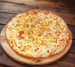 Corn and paneer pizza