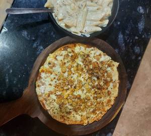 8" Cheese Corn Pizza      