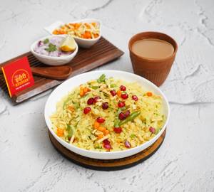 Indori Poha + Chai