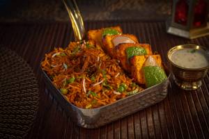 Paneer tikka biryani                    