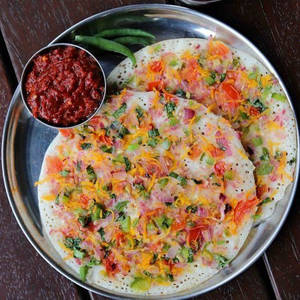 Vegetable Uttapam