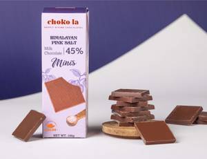 45% Himalayan Pink Salt Chocolate