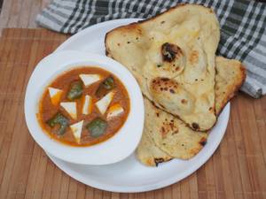 2 Butter Naan & Kadai Paneer(Half Portion)