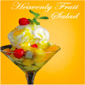 Heavenly Fruit Salad With Ice Cream