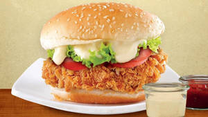 Non Veg Zinger Burger (bs)