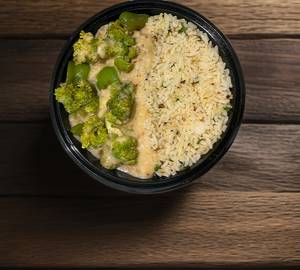 Creamy Broccoli With Herb Rice (veg)