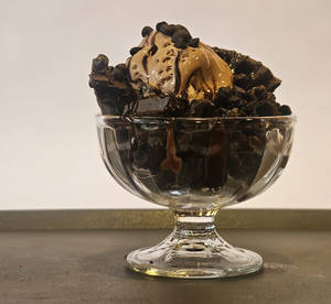 Choco Blast Waffle Sundae