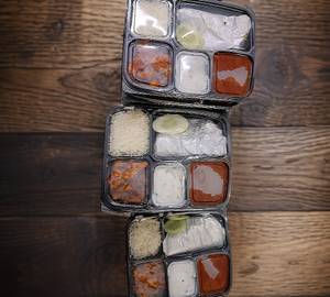 Dal+ Jeera Aloo +2 Tawa roti +Salad +Dahi