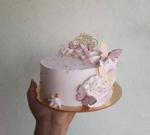 Simple  Best Butterfly Eggless Chocolate Mousse Cake