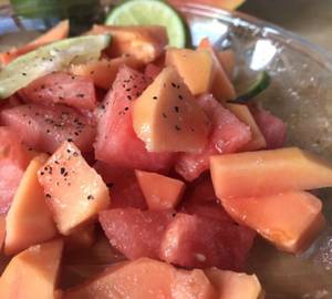 Papaya & Watermelon Salad