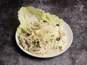 Penne Pasta In Cheese Mayonnaise