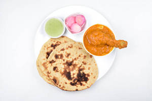 Half Chicken Curry + 2 Tandoori Roti