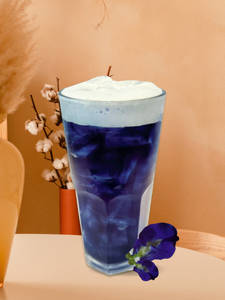 Blue iced tea