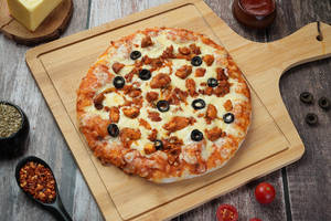 Spiced Double Chicken Pizza