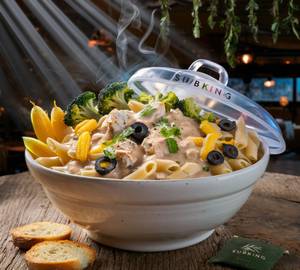 Roasted Chicken Alfredo Pasta