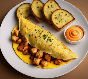 Chicken Tikka Omelette