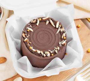 Dry Fruit Eggless  Chocolate Bento Cake
