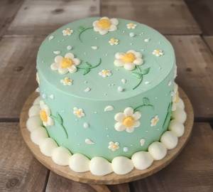 Eggless  Chocolate Flower Cake 350 Grm