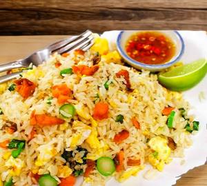 Chilli Garlic Chicken Rice