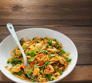 Chilli Garlic Prawn Rice