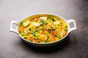 Paneer Green Peas Biryani