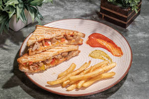 Grilled Cheese And Mushroom Sandwoich