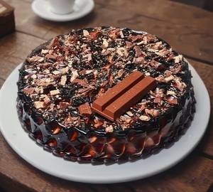 Chocolate kit kat cake