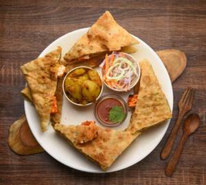 Paneer Mughlai Paratha[Pure Veg]