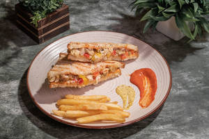 Grilled Chicken And Cheese Sandwich