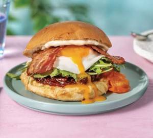 Double Egg Burger 
