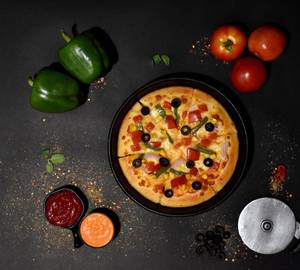 Deluxe Veggie Pizza [8 inches]