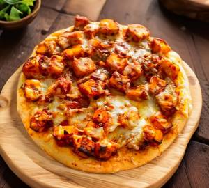 7" barbeque paneer pizza