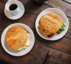 Chicken Tikka Cheese Burger