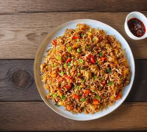 Chilli Garlic Fish Rice