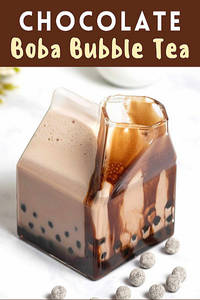 Crazy Chocolate Boba Drink