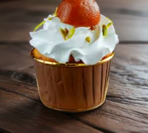 Gulab Jamun Vanilla Cupcake Pack Of  2 Pc