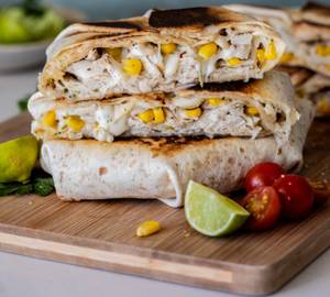 Corn and Cheese Wrap