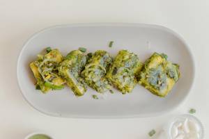 Green Garlic Dhokla