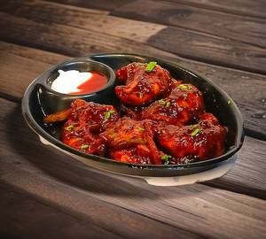 Schezwan chicken momos