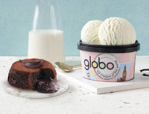 Choco Lava + Vanilla Ice Cream