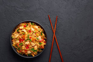 Schezwan Chicken Fried Rice