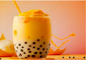 Mango Mania Boba Drink