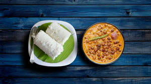 Puttu (3 Piece) + Kadala Curry