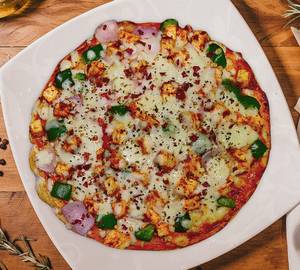Paneer tikka pizza                                              