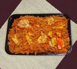 Schezwan egg fried rice