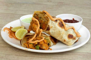 Single Tandoori Aloo Roll