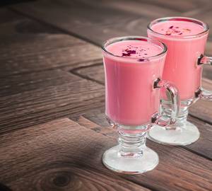Rose milk shake shake
