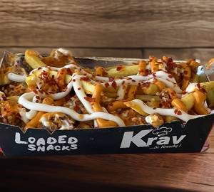 Loaded Chicken Popcorn With Fries