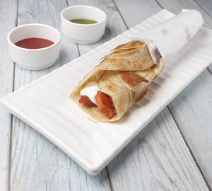 Double Paneer Malai Tikka Roll