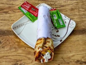 Double Achari Chaap Roll